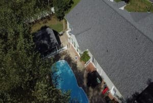 High-quality shingles installed by local roofing contractor